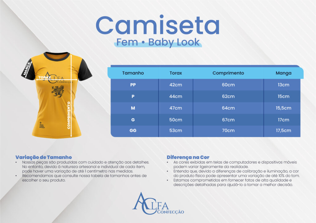 Camiseta - Alfa Confecção