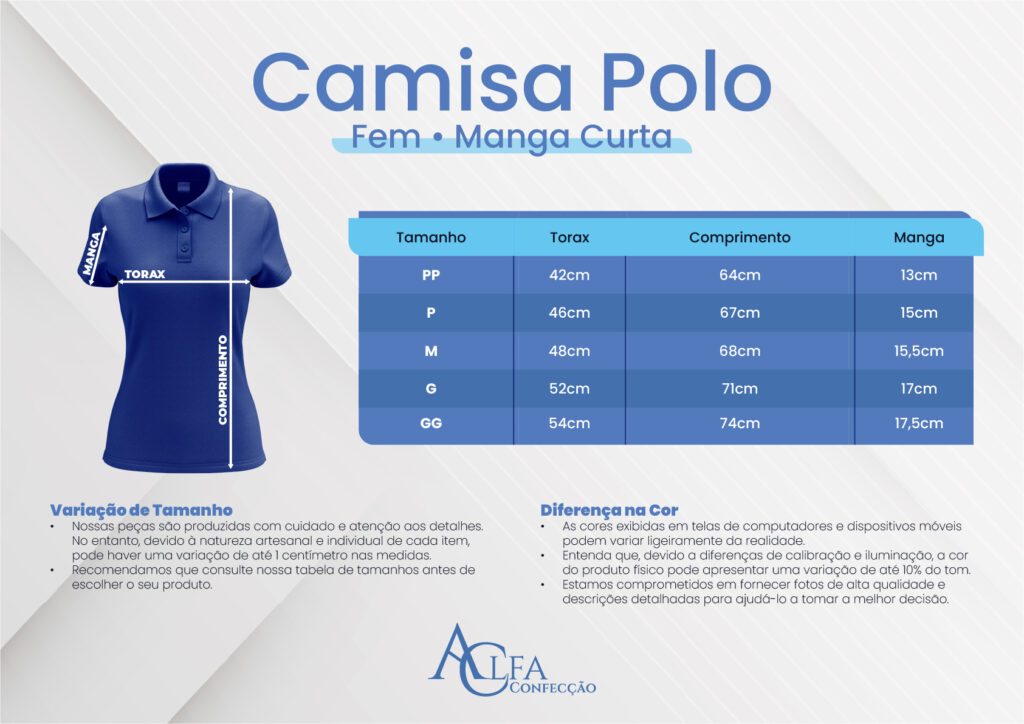 Camisa Polo - Alfa Confecção