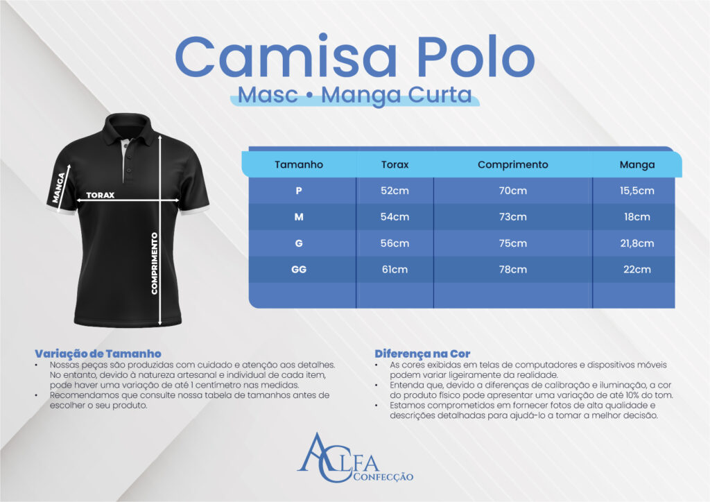 Camisa Polo - Alfa Confecção